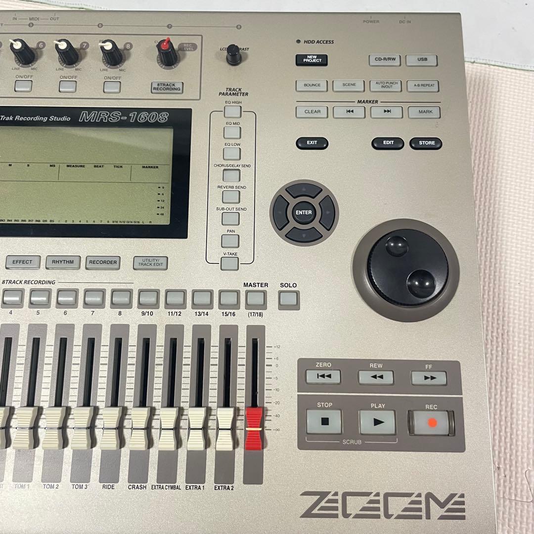 ZOOM MRS-1608 マルチトラックレコーディングスタジオ　現状品