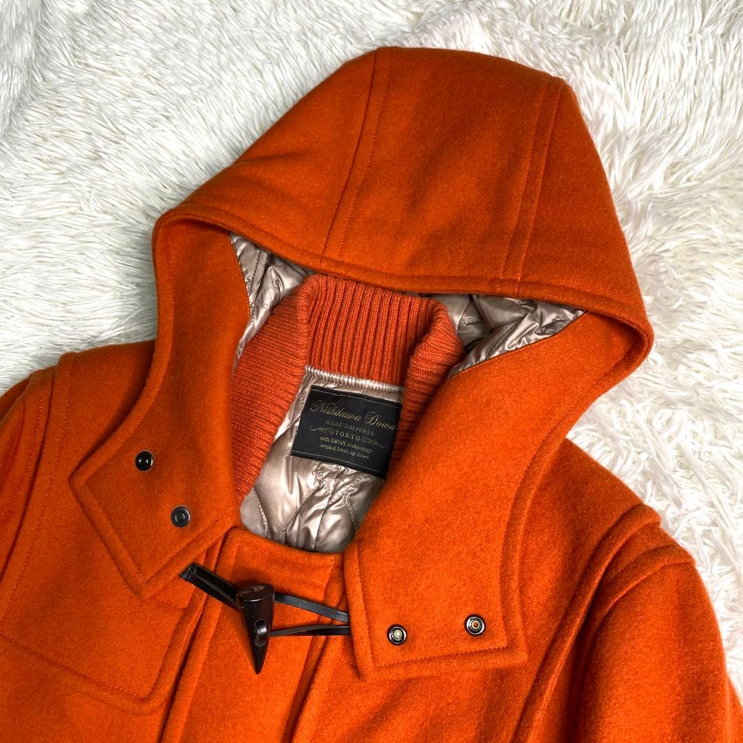 美品✨Nano universe ダウンコート 西川ダウン コラボ フード S