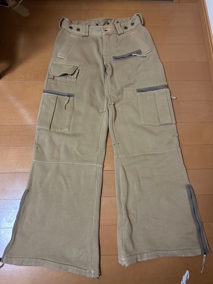 Ralph Lauren 90s フレア スウェット カーゴパンツ
