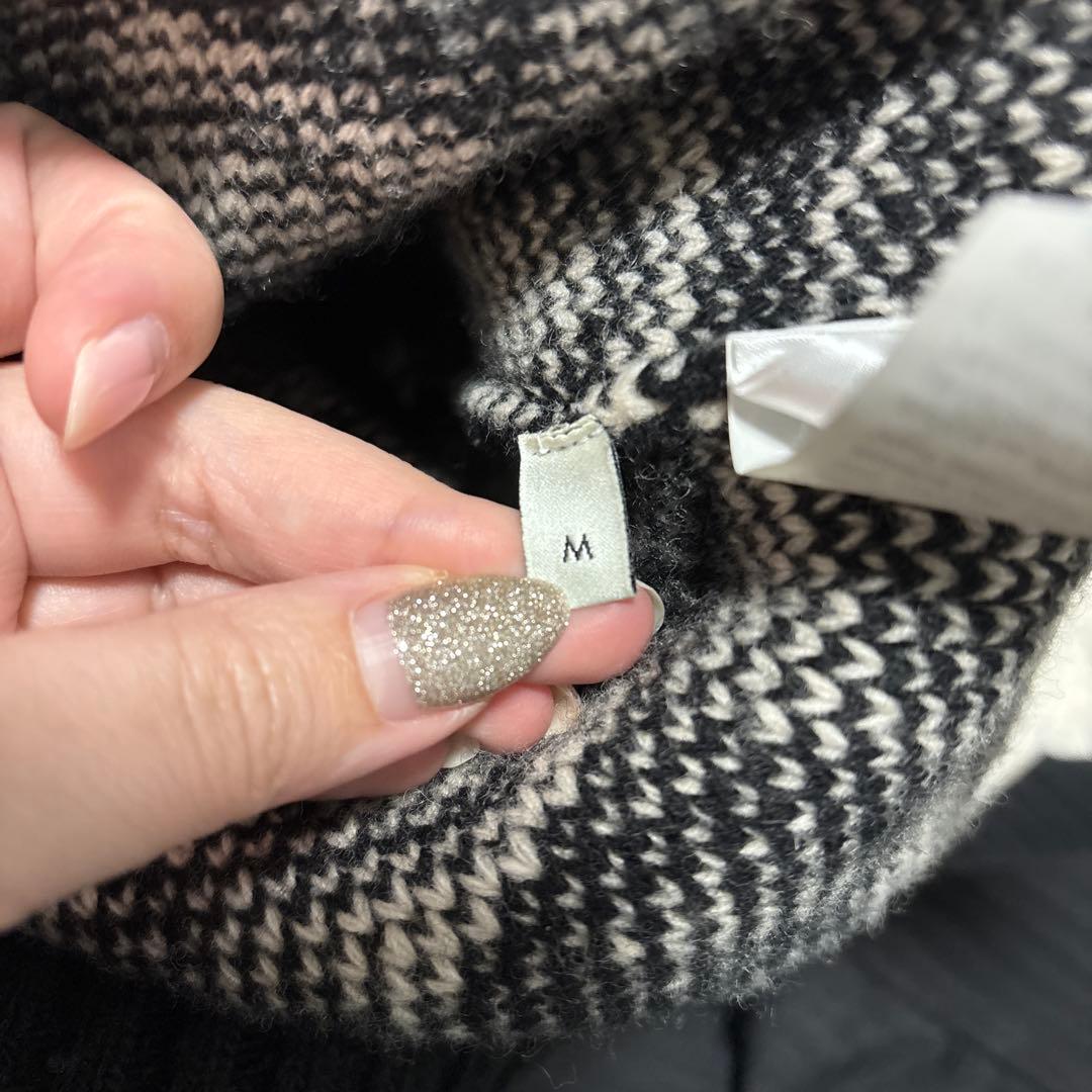 【正規品】GUCCI ロゴ 総柄 フルジップ ニット カーディガン M