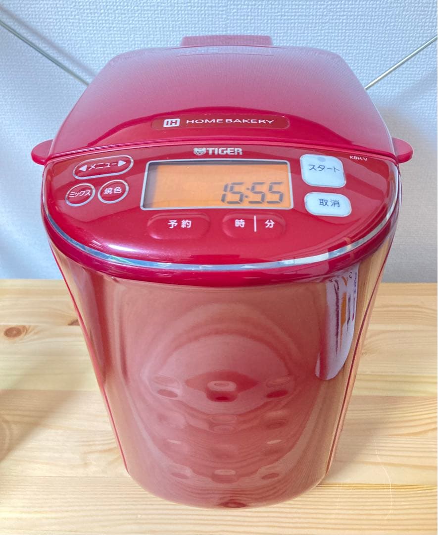 ☆激レア TIGER タイガー KBH-V100 IH ホームベーカリー レッド