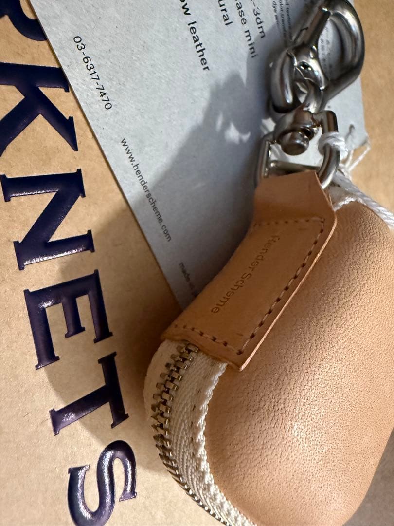 新品未使用　hender scheme 3dcase mini natural