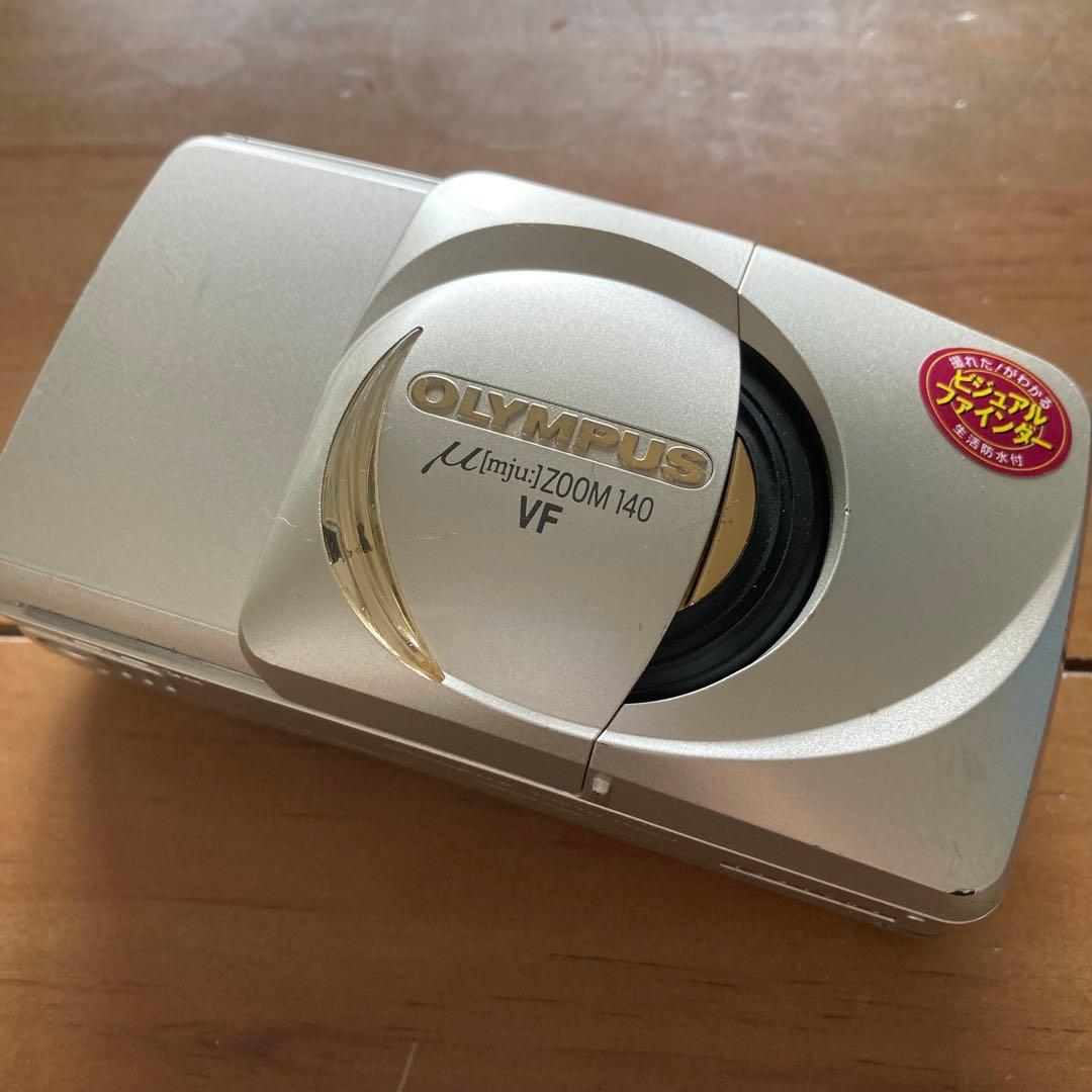 OLYMPUS μ ZOOM 140 VF シルバー フィルムカメラ
