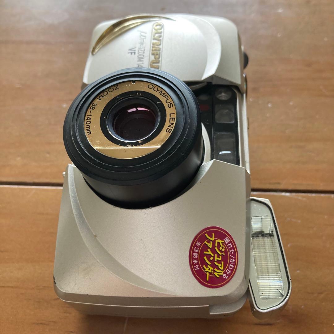 OLYMPUS μ ZOOM 140 VF シルバー フィルムカメラ