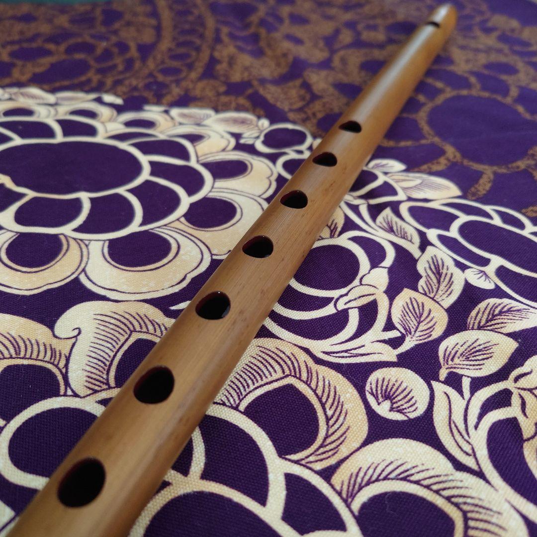 篠笛　古典調　三本調子　拭漆