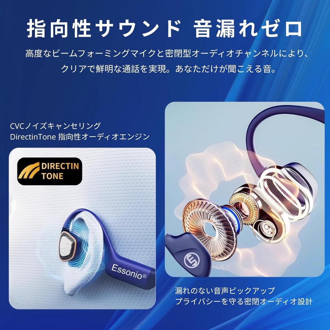 Essoniox 骨伝導イヤホン 水泳対応 32GB内蔵 オフライン再生【新品】