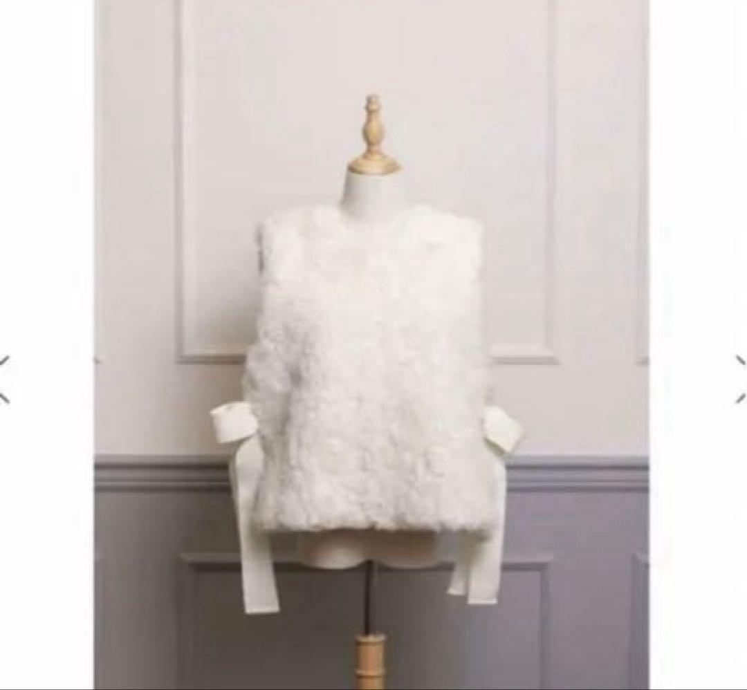 石井毛皮　u-big カシミヤファーベスト