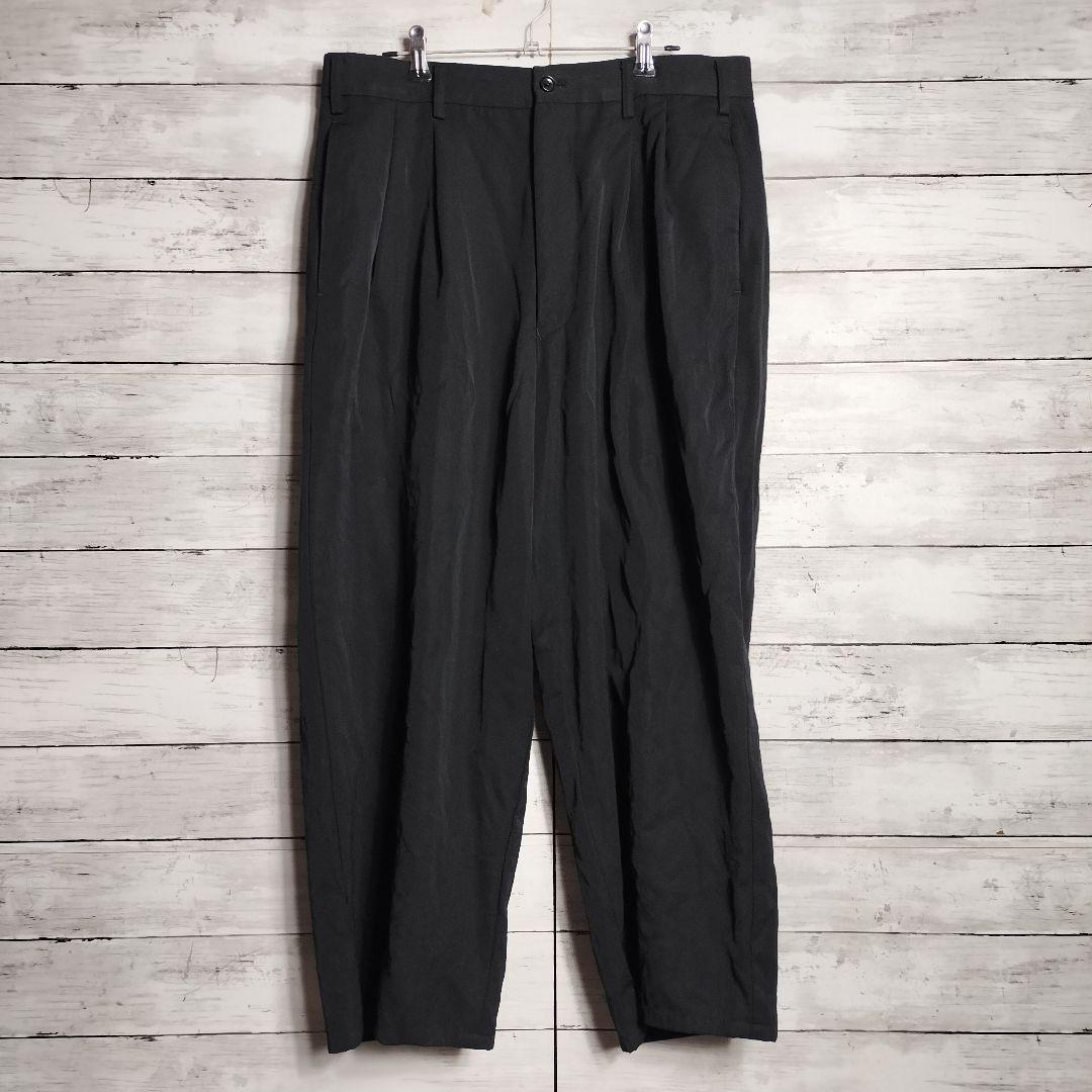 90'sヨウジヤマモトプールオム サイト ツータックパンツ ワイド ウールギャバ