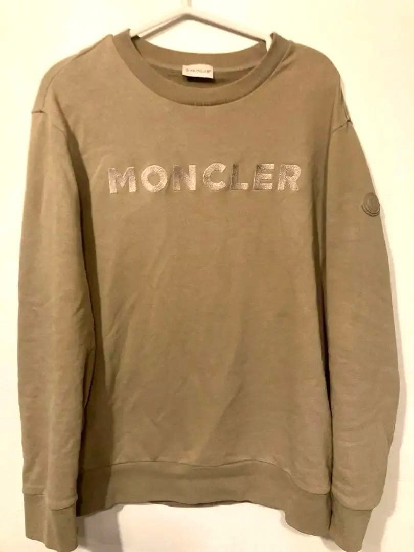 【正規品】MONCLER モンクレール ロゴ クルーネック スウェットトレーナー