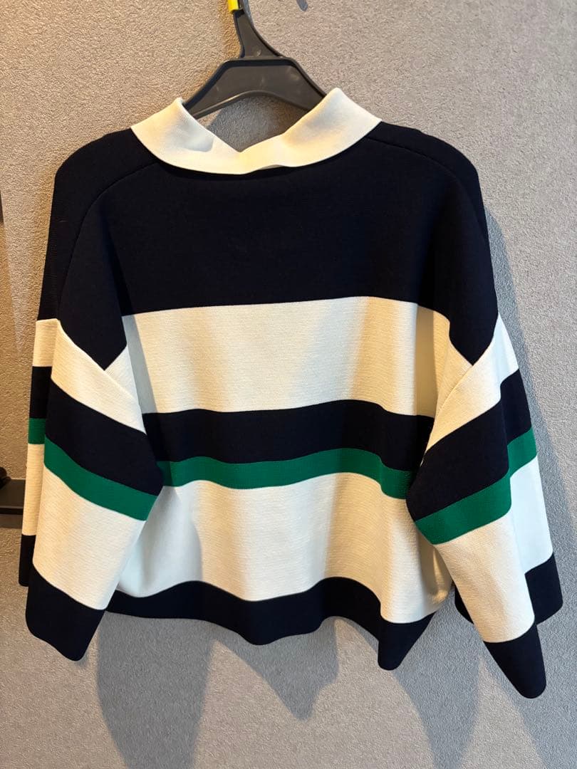 ＜NOUNLESS＞ラガーニット ハーフスリーブ シャツ