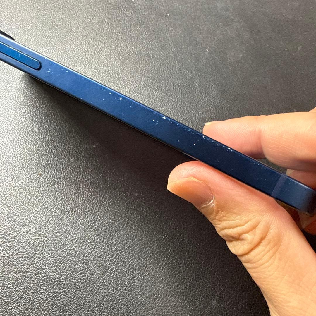 iPhone12 青 128G 画面ひび割れあり