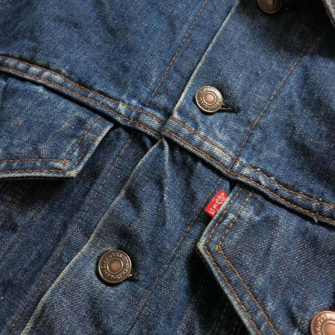70s Levi's 70505-0217 4th スモールe ケアタグ 縦落ち