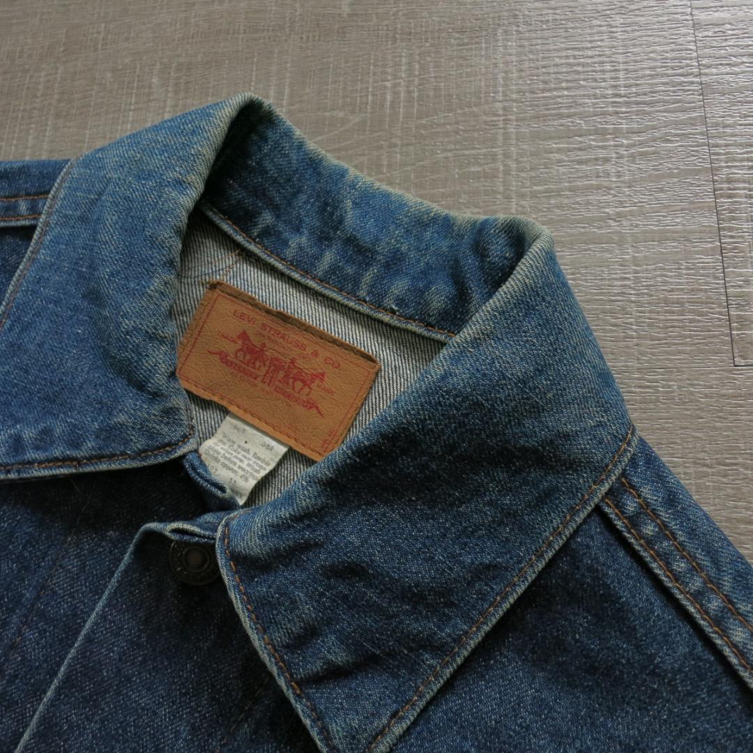 70s Levi's 70505-0217 4th スモールe ケアタグ 縦落ち