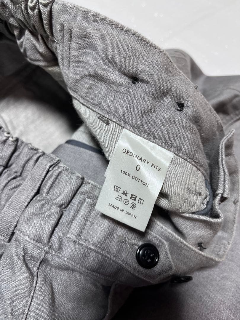 【美品】オーディナリーフィッツ ordinary fits ジェームスパンツ
