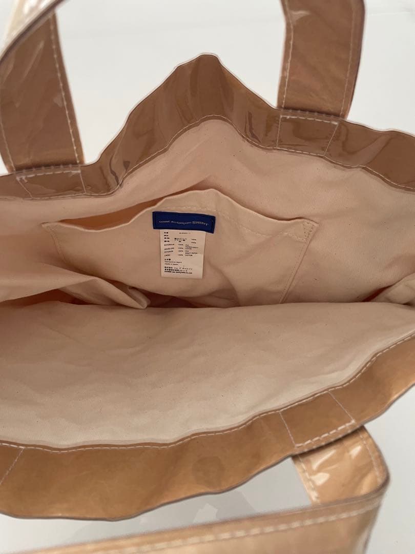 コムデギャルソンシャツ PVCトートバッグ