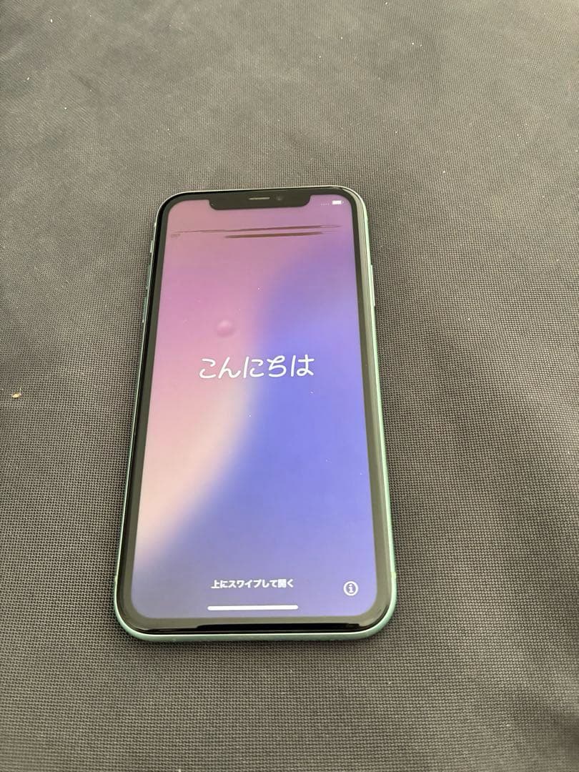 【液晶画面に若干難あり】Apple iPhone 11 64GBグリーン