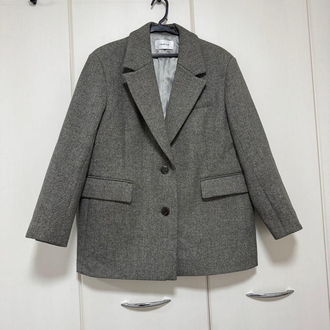 FRAY I.D ボンディングBIGジャケット GRY 0