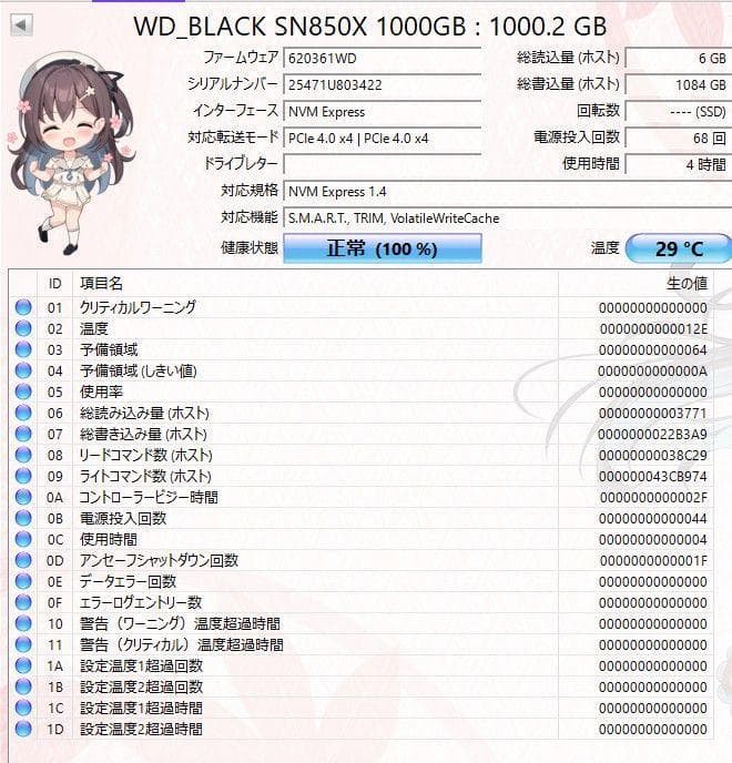 内蔵型SSD WD BLACK SN850X M.2 SSD 1TB NVMe PCIe G
