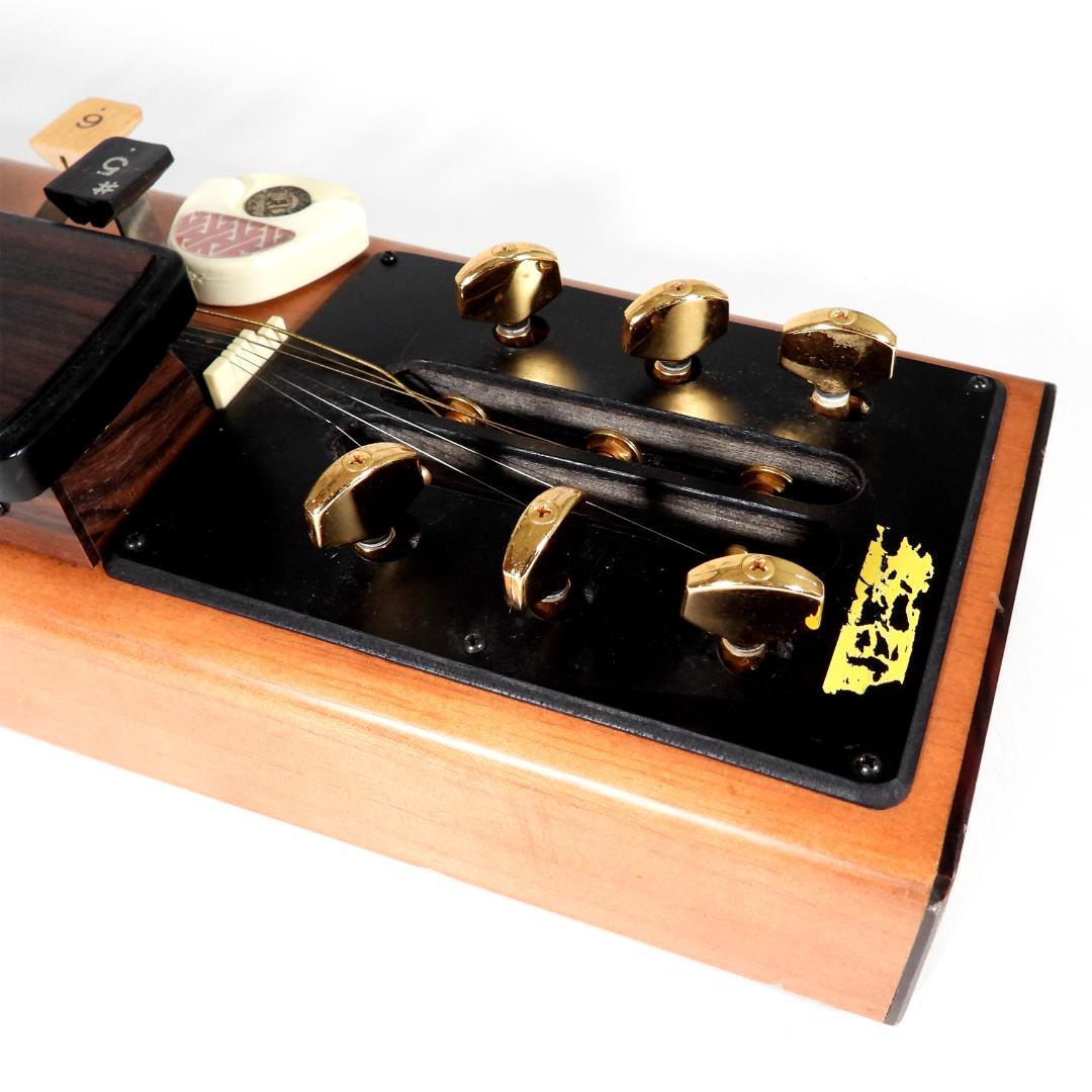 ZEN-ON 冴 全音高級大正琴 エレキ和楽器 6弦楽器 27鍵 弦楽器 音楽