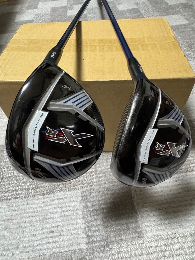キャロウェイ　FW XR 14° 18° セット　シャフトXR フレックスS