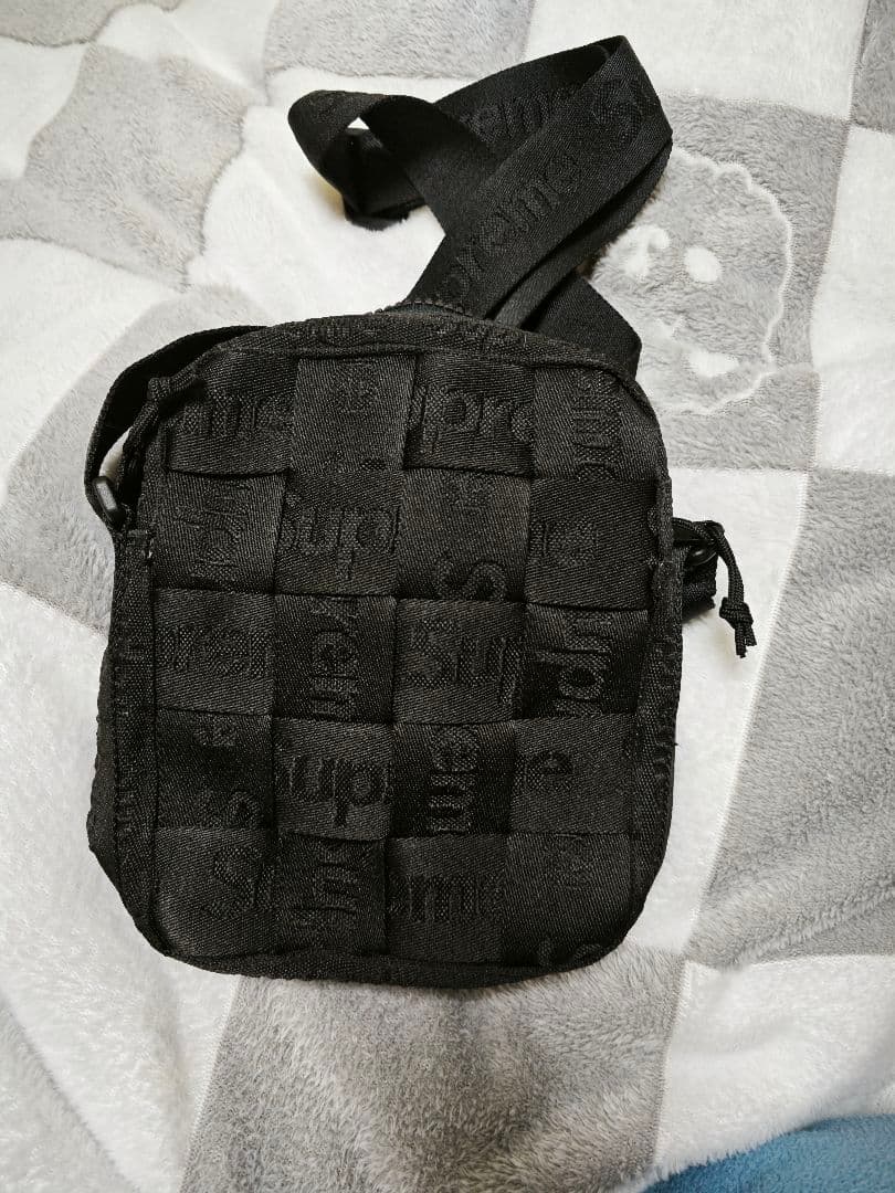 バッグ Supreme Woven Shoulder Bag Black