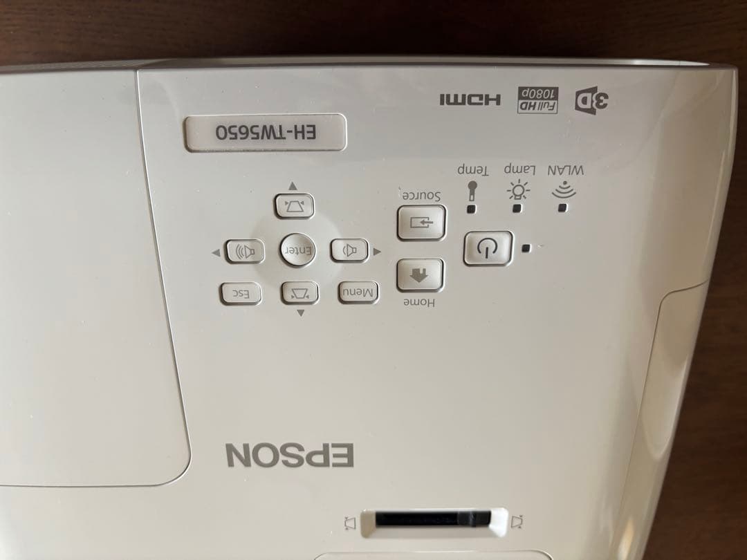 Epson EH-TW5650 プロジェクター ランプ要交換4924H