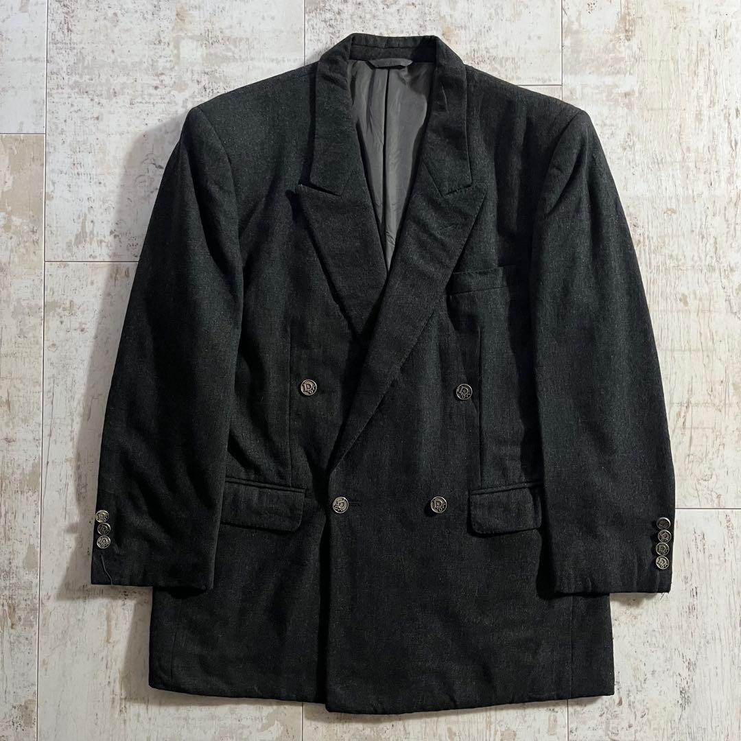 80s Christian Dior ディオール ダブル テーラードジャケット