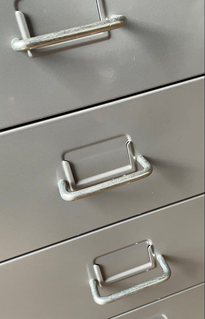 廃盤 IKEA イケア HELMER ヘルメル 引き出し　スチール キャスター付