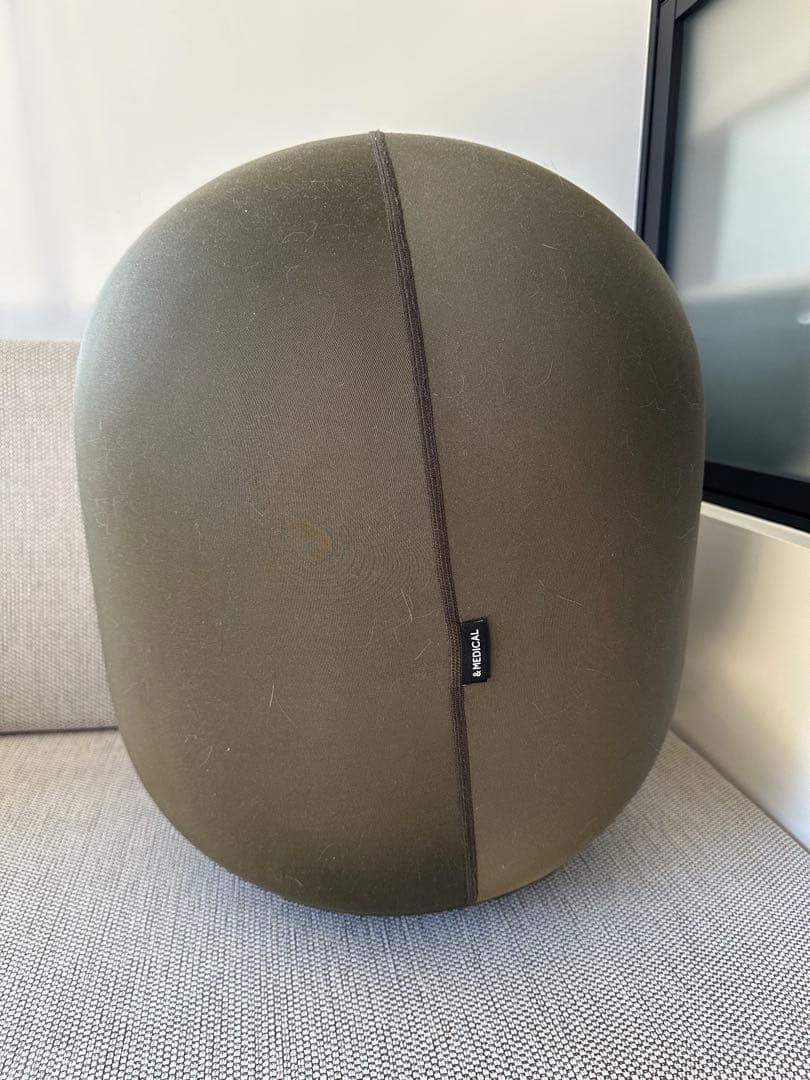 MALLOW オーバル型バランスボール オリーブ