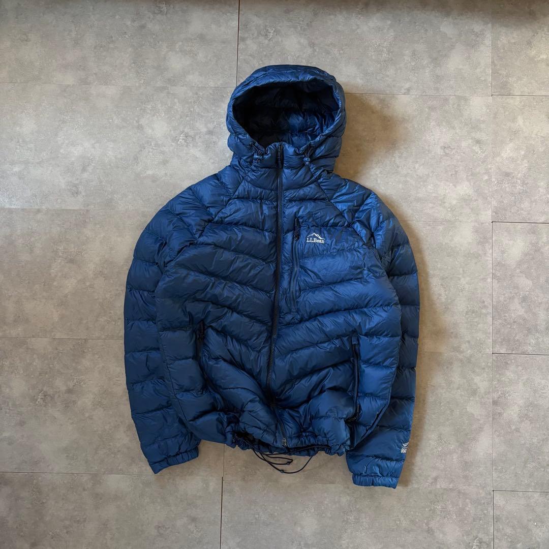 【極暖850fil⭐️】極暖L.L.Bean ダウンジャケット　ブルー　青色　XL