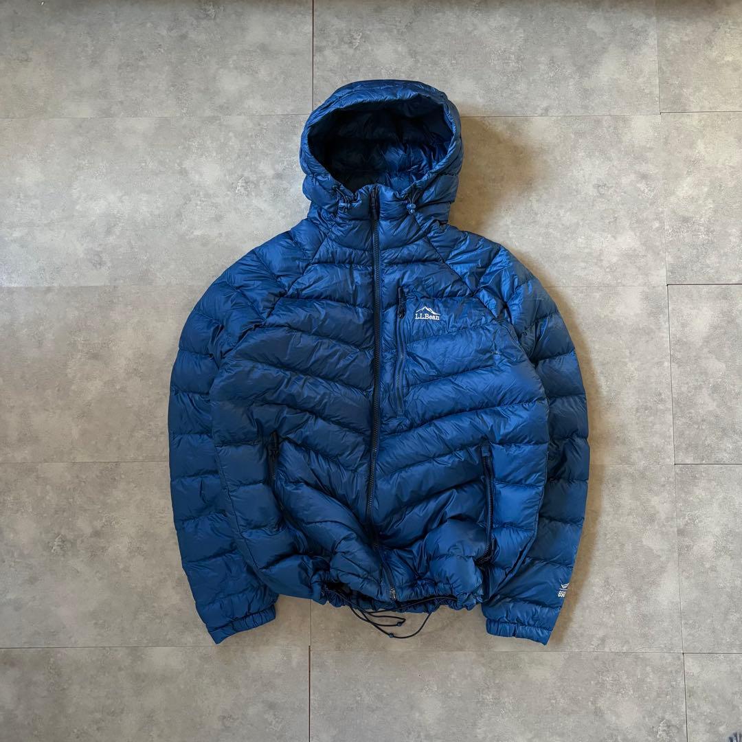 【極暖850fil⭐️】極暖L.L.Bean ダウンジャケット　ブルー　青色　XL
