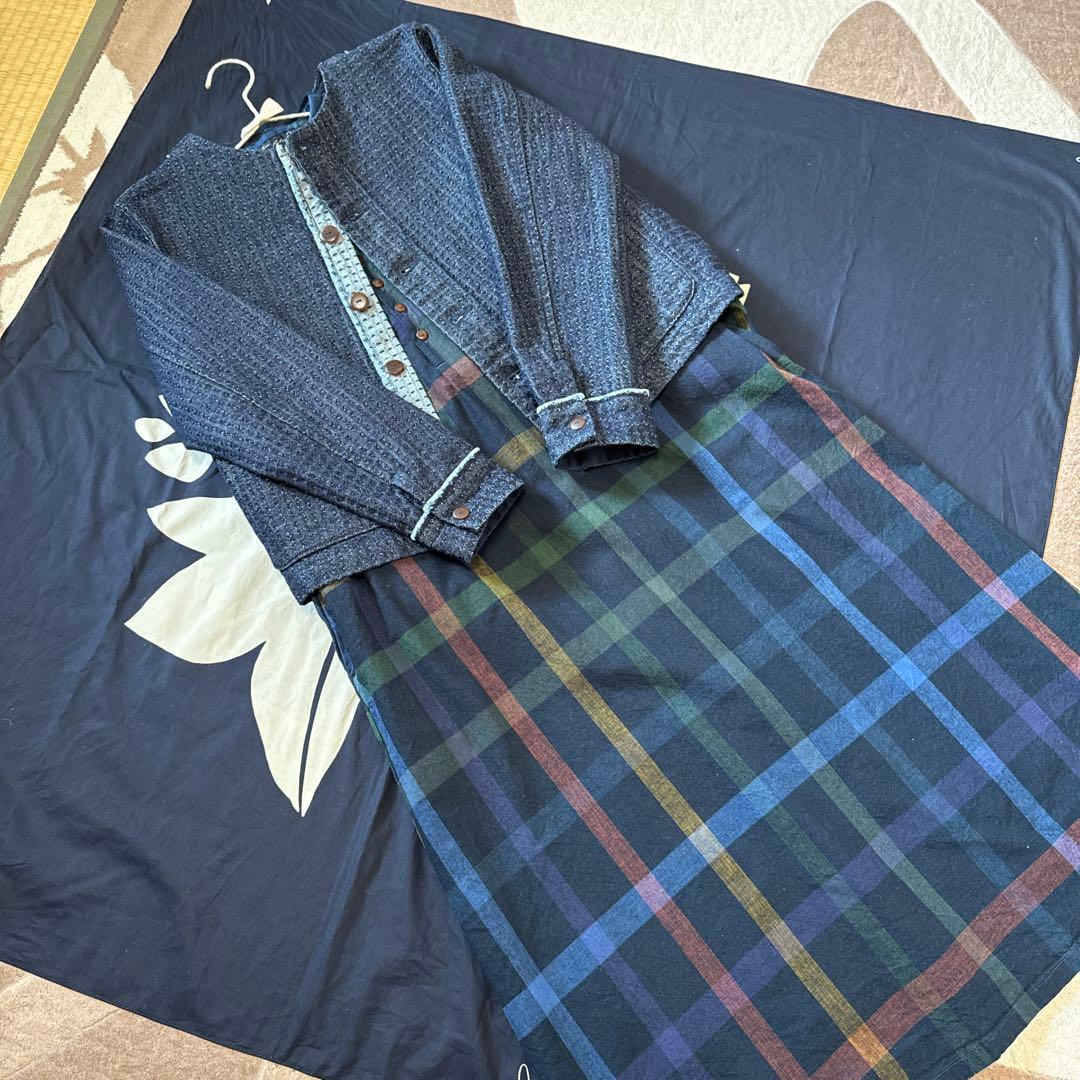 パラスパレス 新品未使用インディゴジャケット 2024年12月購入 サイズ0