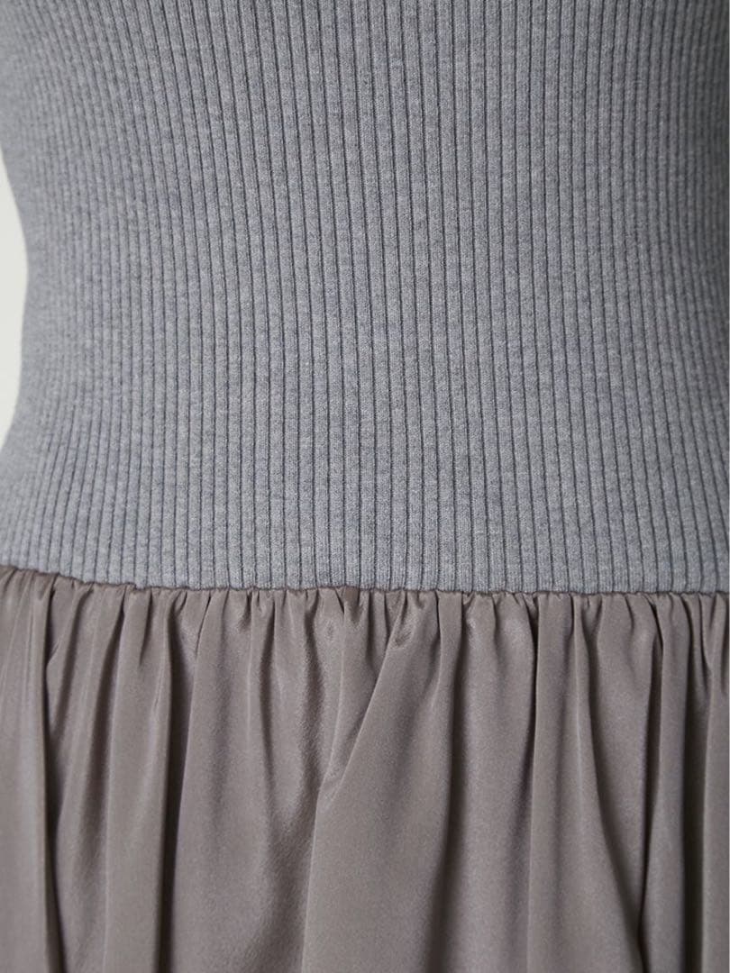 FRAY I.D ニットドッキングワンピース