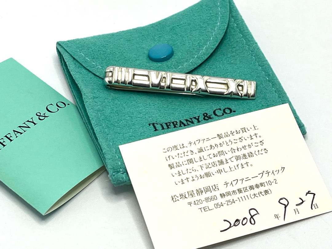 h603 美品　ティファニー　アトラス　ATLAS ネクタイピン　シルバー925