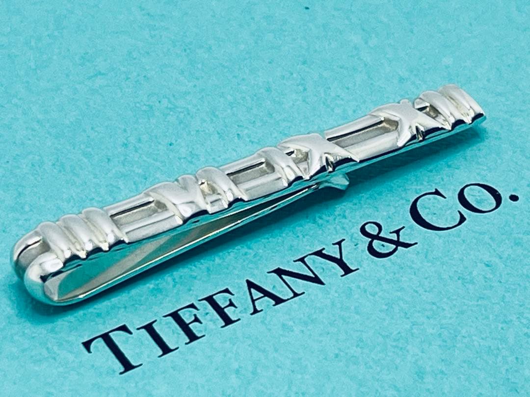 h603 美品　ティファニー　アトラス　ATLAS ネクタイピン　シルバー925