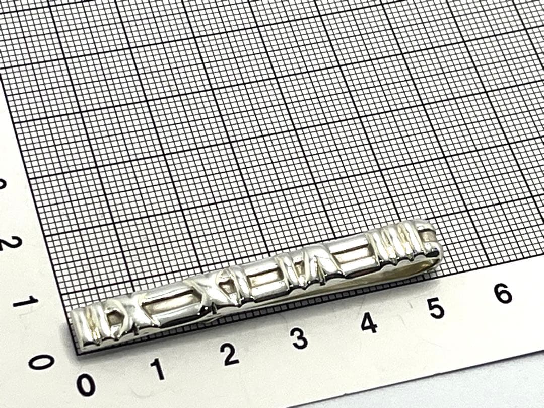 h603 美品　ティファニー　アトラス　ATLAS ネクタイピン　シルバー925