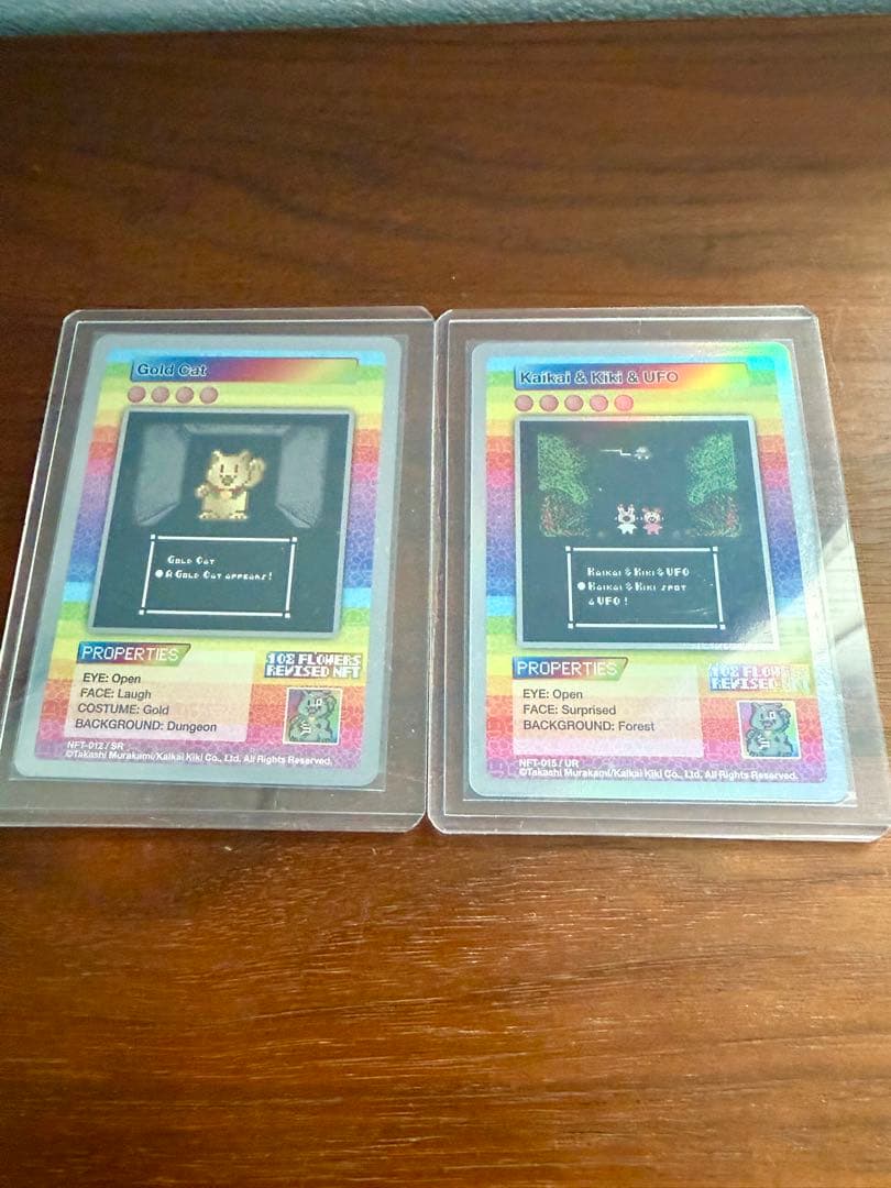 108 flowers NFT限定プロモ レアカード　UR1枚 SR1枚　村上隆