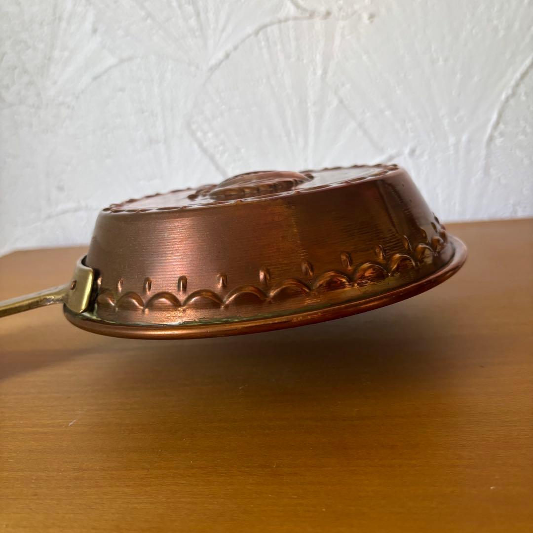 ザクロ 取手付きコッパーモールド 銅製 フランスアンティーク ヴィンテージ