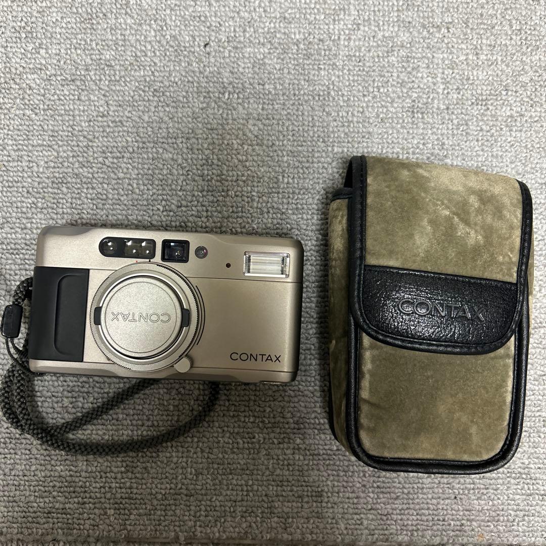 Contax TVS フィルムカメラ　ケース付き　動作確認済み