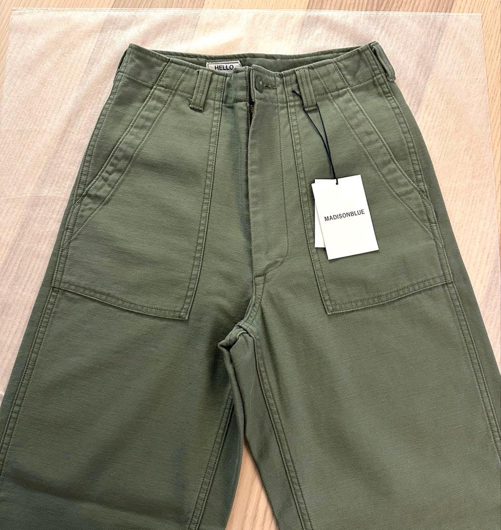 【新品未使用】MADISONBLUEファティーグパンツ カーキ マディソンブルー