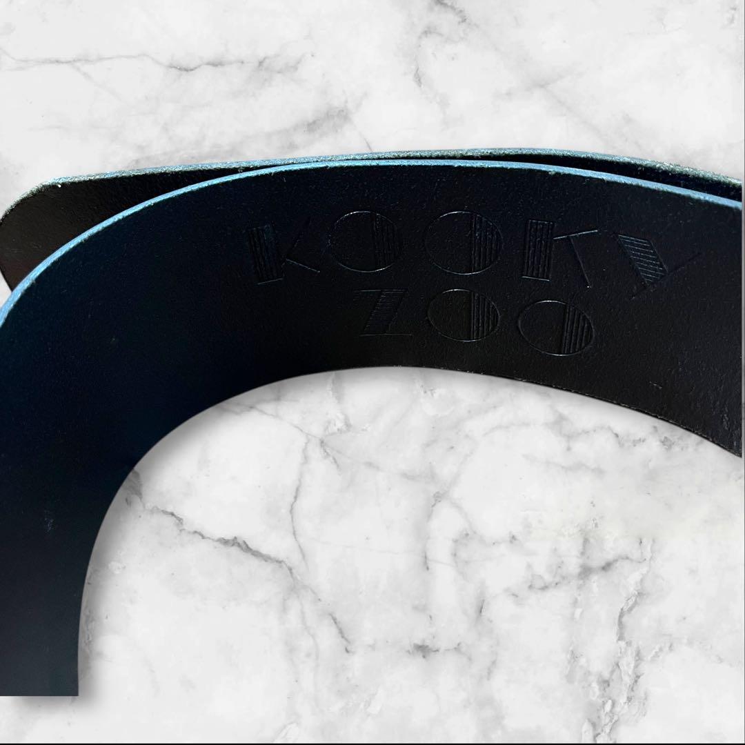 小物 KOOKY ZOO JUVENILE LEATHER BELT BLACK