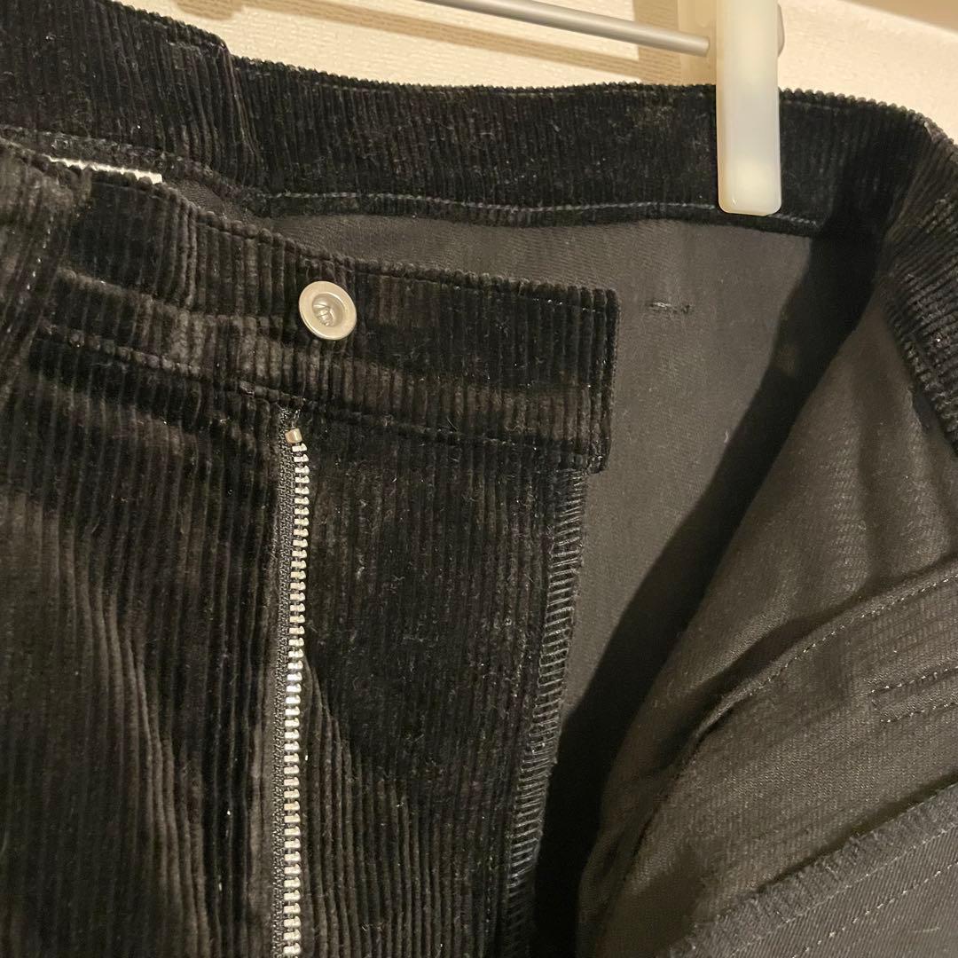 Tuki ツキ コーデュロイ パンツ 黒 ブラック サイズ3