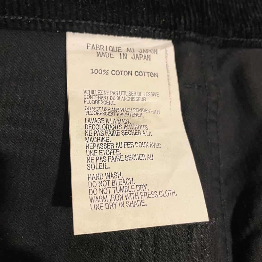 Tuki ツキ コーデュロイ パンツ 黒 ブラック サイズ3