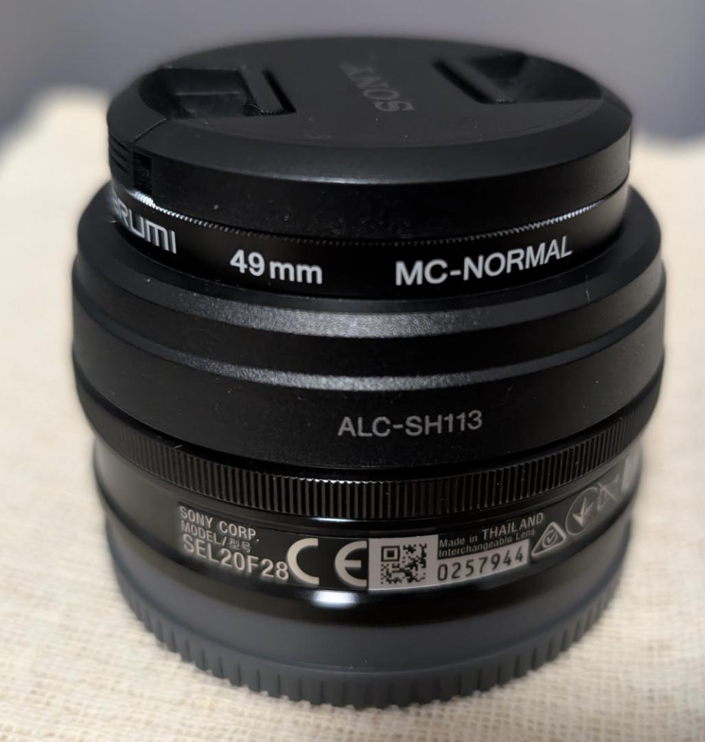 レンズ(単焦点) SONY E 20mm F2.8 SEL20F28