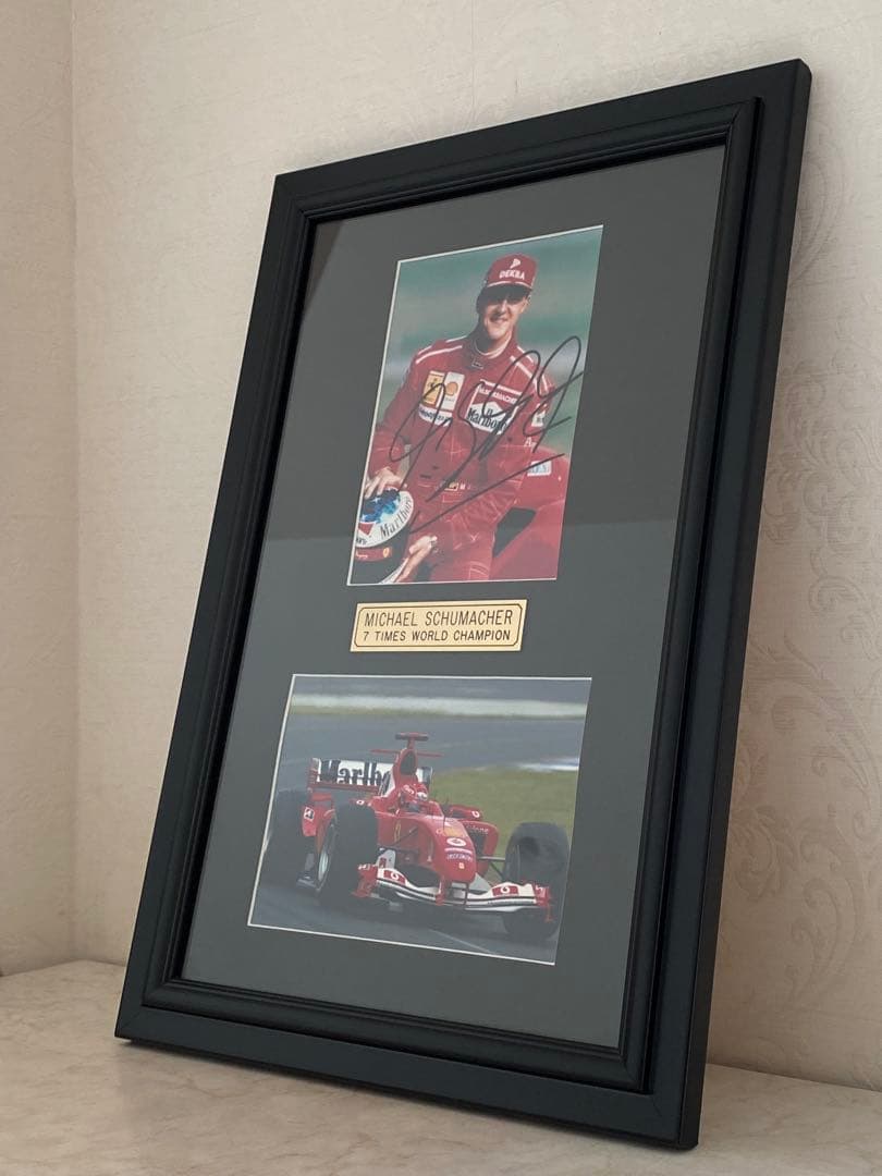 ミハエル・シューマッハ サイン入り写真