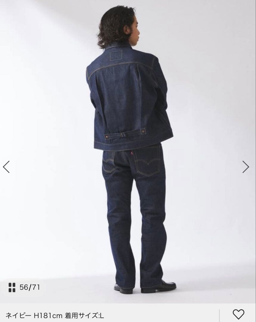 Levi’s(R) / 別注 TYPE１ リジッド トラッカージャケット