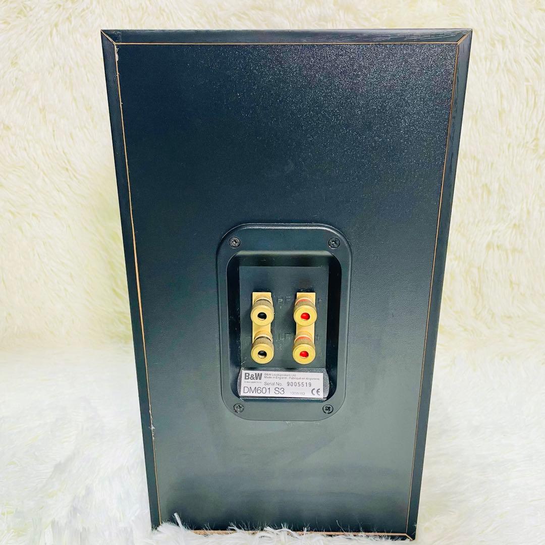 美品　B&W スピーカー　DM601 S3 ブラック　シリアルナンバー連番