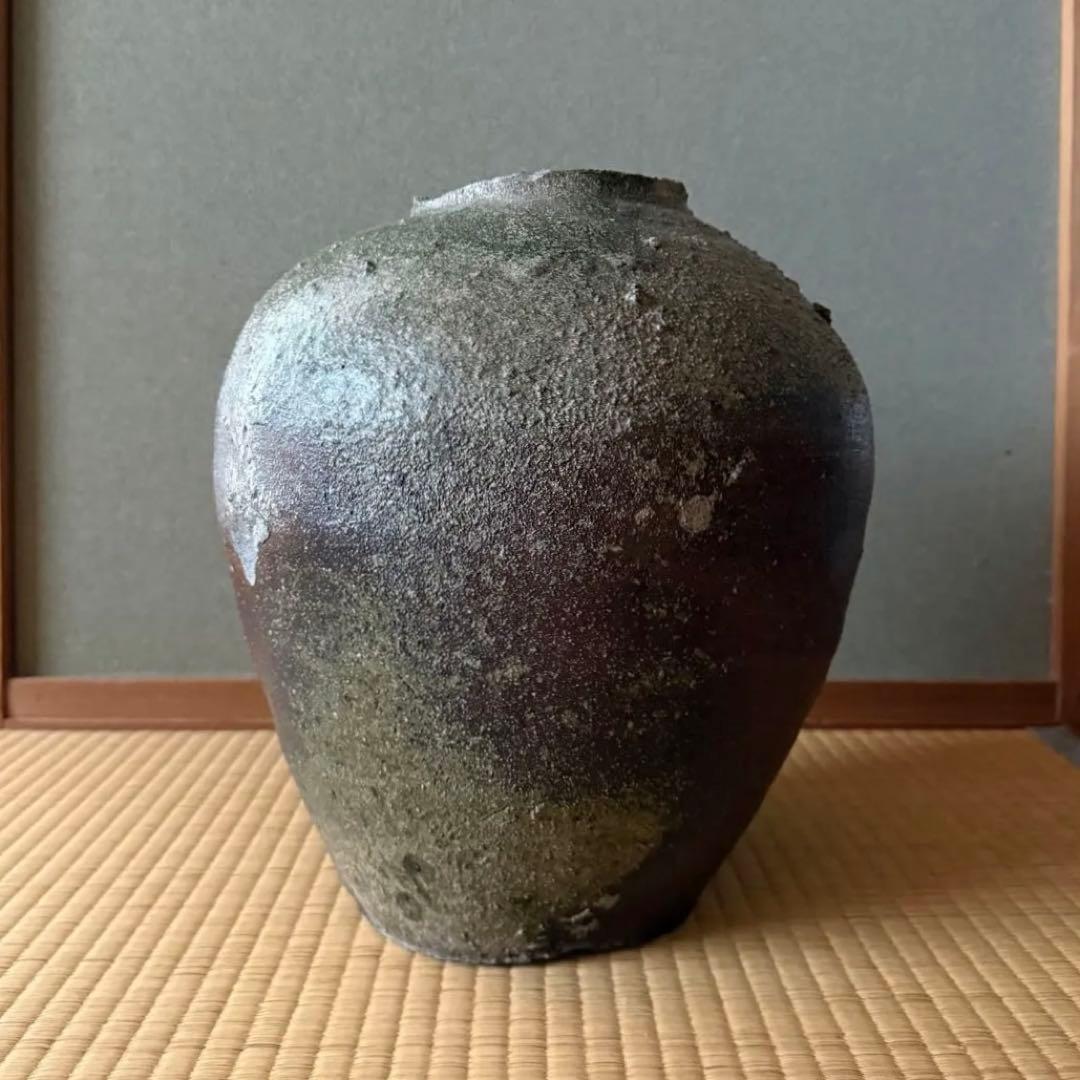 古丹波 壺 鎌倉時代 室町時代 備丹 窯印 古備前 古越前 古信楽 古美術 骨董