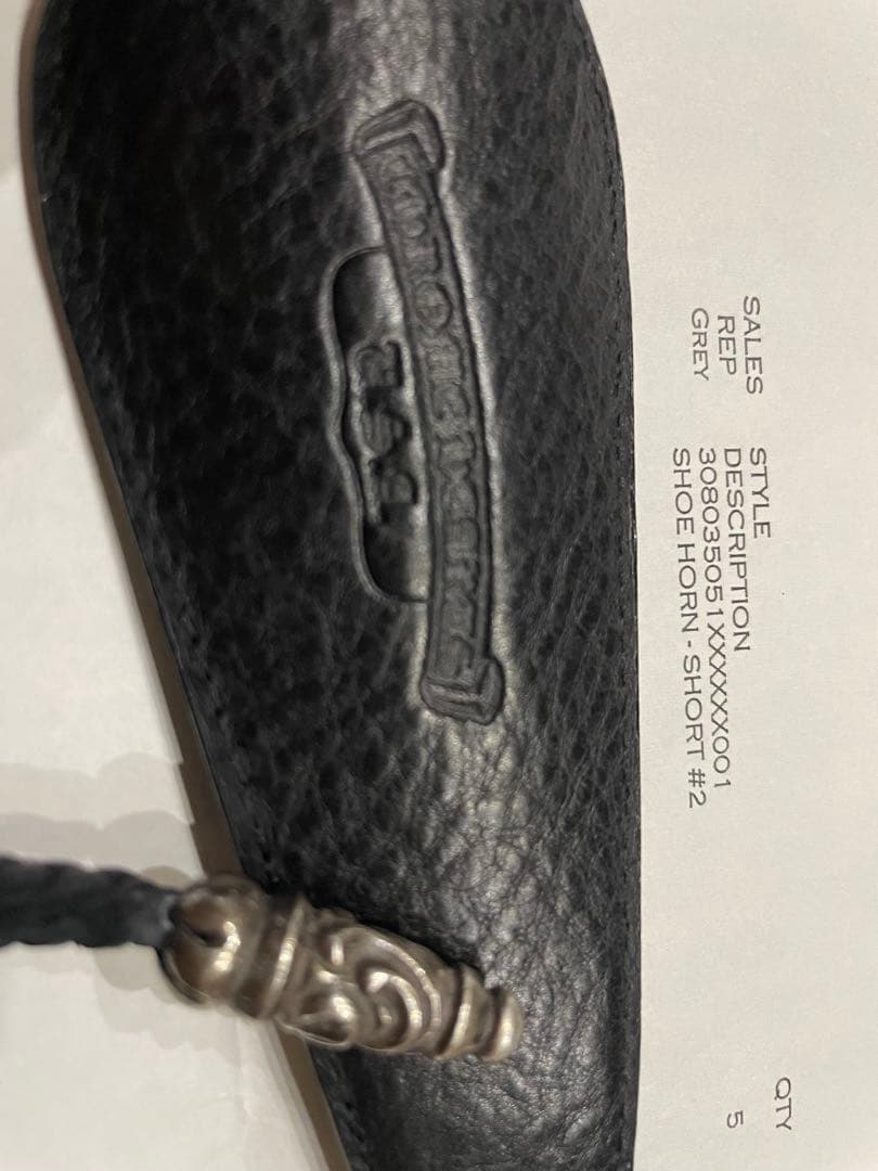 CHROME HEARTS SHOE HORN 靴ベラ レザー シューホーン
