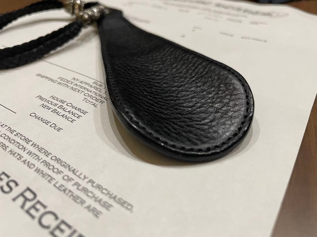 CHROME HEARTS SHOE HORN 靴ベラ レザー シューホーン